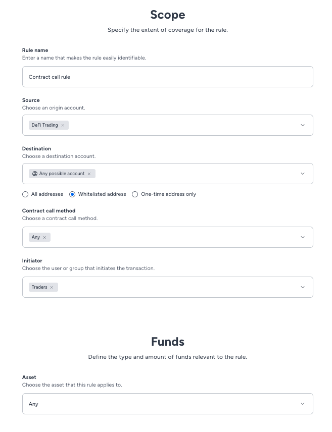 Policy Editor - Web3 submission view